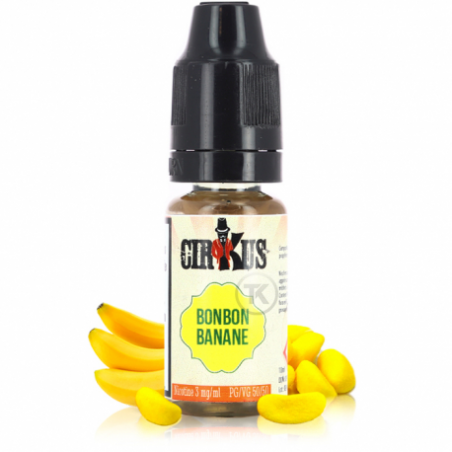 Bonbon Banane - Cirkus - 10ml Nicotine:16 MG