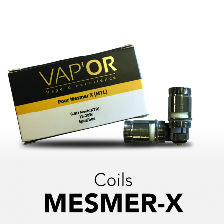 Coils Mesmer X destockage 1+1 offert - compatible Nautilus - par 5