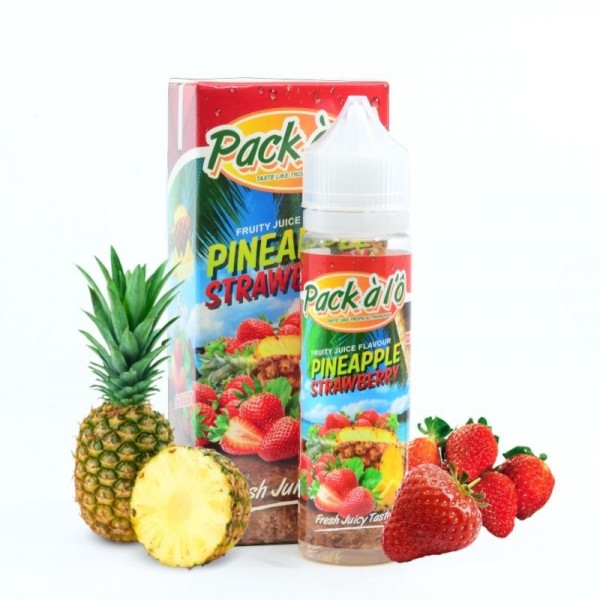 Pineapple Strawberry 50ml 0mg-Pack à l'Ô