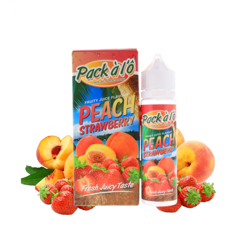 Peach Strawberry 50ml 0mg-Pack à l'Ô