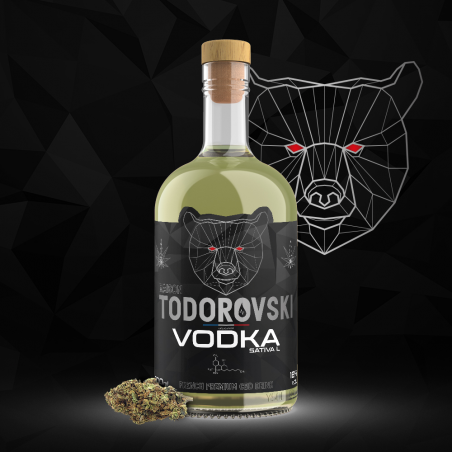 Liqueur De Vodka Sativa L - Maison Todorovski - 500ml 18%