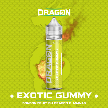 Exotic Gummy - Dragon - 50ml 0mg  (PAR 10)