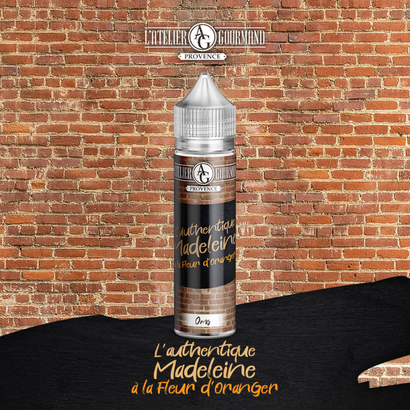 L'Authentique Madeleine à la Fleur d'Oranger - L'atelier Gourmand - 50ml 0mg (PAR 9)