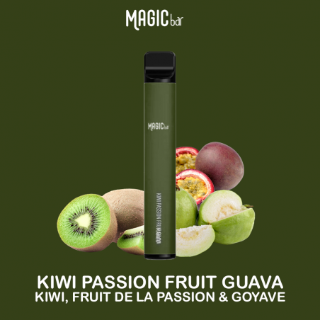 Kiwi Passion Fruit Guava - Magic  Bar - 2% 600 Puffs