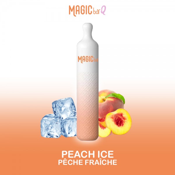 Peach Ice - Magic Bar Q - 2% 600 Puffs