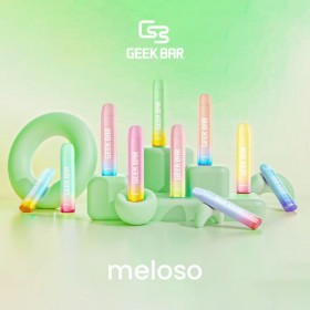 Meloso Fraise glacée - Geek Bar - 600 Puff - A L'UNITE