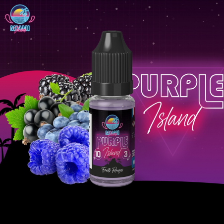 Purple Island - Miami Juices - 10ml (Par 10)