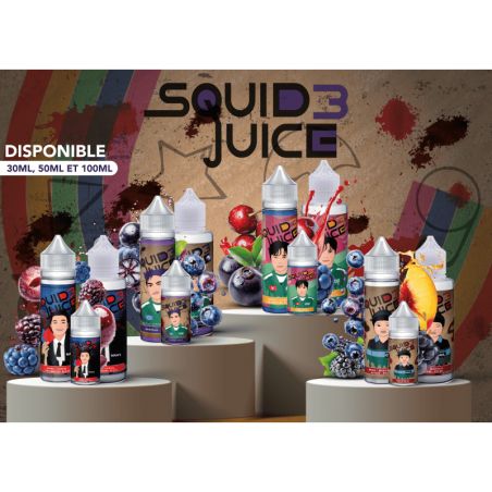 PACK DÉCOUVERTE SQUID JUICE 3 50ML (25 FIOLES )